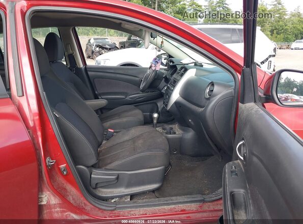 3N1CN7AP8GL908862 2016 NISSAN VERSA Красный Вид салона спереди