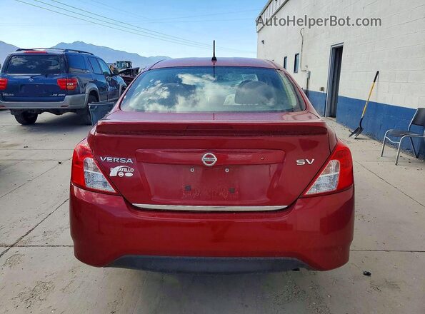3N1CN7AP8GL916167 2016 NISSAN VERSA Red უკანა ხედი