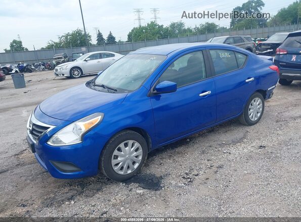 3N1CN7AP8HL828091 2017 NISSAN VERSA Blue Передня ліва чверть