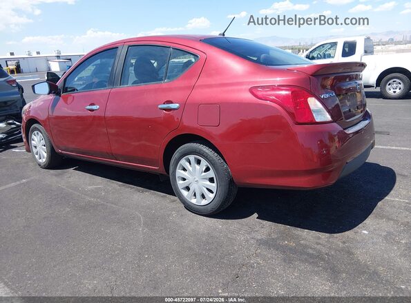 3N1CN7AP8KL847232 2019 NISSAN VERSA Красный Задняя левая четверть