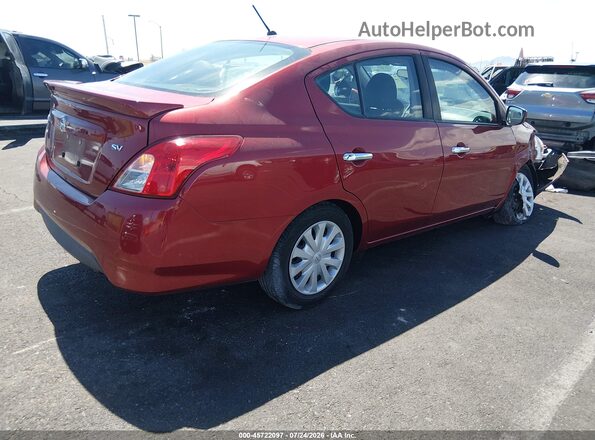 3N1CN7AP8KL847232 2019 NISSAN VERSA Красный Задняя правая четверть