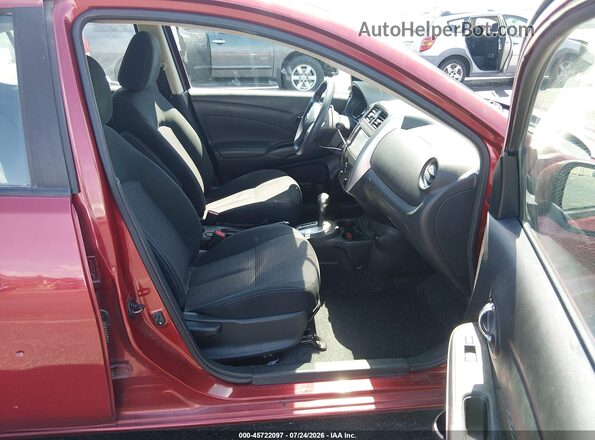 3N1CN7AP8KL847232 2019 NISSAN VERSA Красный Вид салона спереди