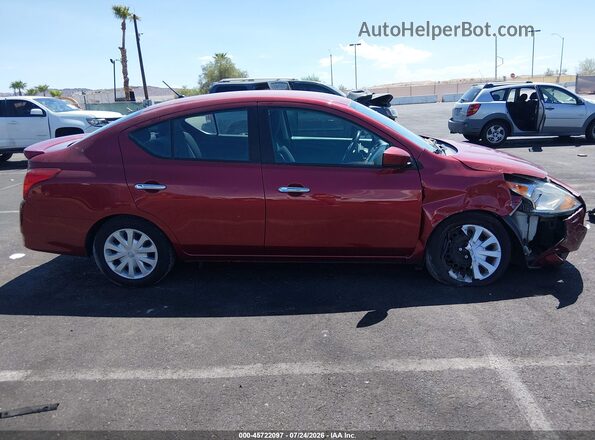 3N1CN7AP8KL847232 2019 NISSAN VERSA Красный Вид задней части салона