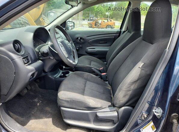 3N1CN7AP9GL814733 2016 NISSAN VERSA Blue Вид салону спереду