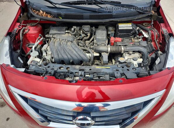 3N1CN7AP9GL845870 2016 NISSAN VERSA Red Vista interior trasera