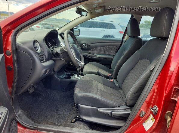 3N1CN7AP9GL845870 2016 NISSAN VERSA Red Vista interior delantera