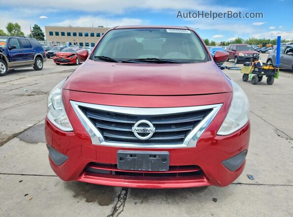 3N1CN7AP9GL845870 2016 NISSAN VERSA Red Vista frontal