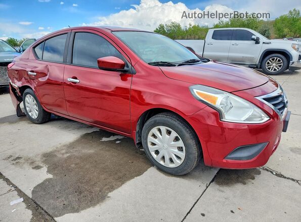 3N1CN7AP9GL845870 2016 NISSAN VERSA Red Delantero derecho