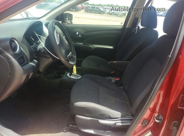 3N1CN7APXGL838720 2016 NISSAN VERSA Red Front interior view