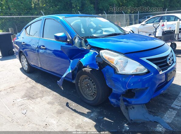 3N1CN7APXGL863617 2016 NISSAN VERSA Blue Widok z przodu