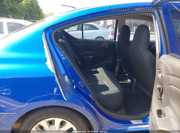 3N1CN7APXGL863617 2016 NISSAN VERSA Blue Widok naklejki z numerem VIN