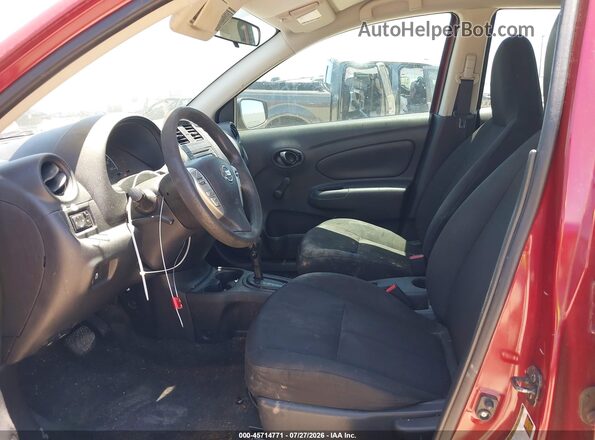 3N1CN7APXGL872835 2016 NISSAN VERSA Темно-бордовый Вид салона спереди