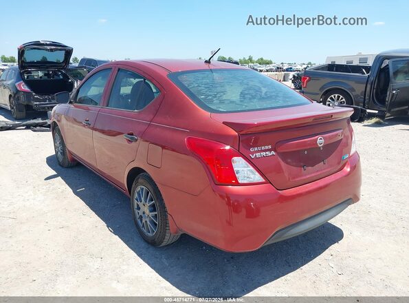 3N1CN7APXGL872835 2016 NISSAN VERSA Темно-бордовый Задняя левая четверть