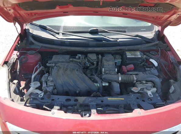 3N1CN7APXGL872835 2016 NISSAN VERSA Темно-бордовый Вид сзади