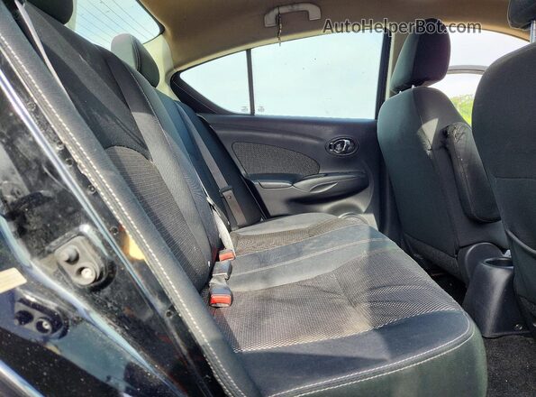 3N1CN7APXGL900584 2016 NISSAN VERSA Black Вид задніх сидінь