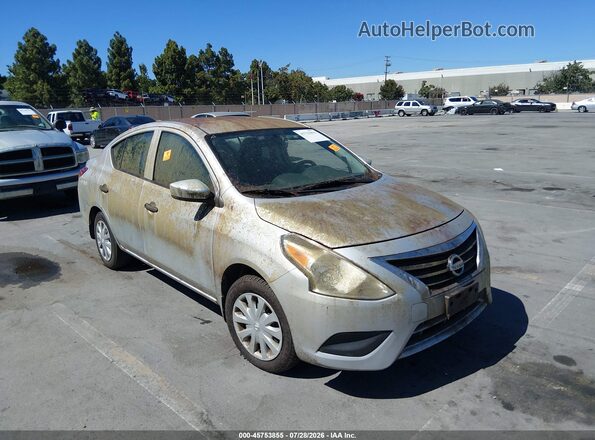 3N1CN7APXJL810357 2018 NISSAN VERSA Silver წინა ხედი