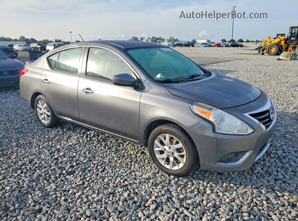 3N1CN7APXJL854911 2018 NISSAN VERSA Gray Przód prawy