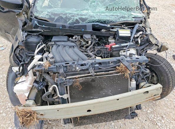 3N1CN7APXKL838743 2019 NISSAN VERSA Black Вид задньої частини салону