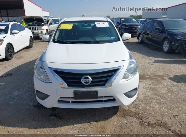 3N1CN7APXKL866462 2019 NISSAN VERSA White ხელსაწყოთა პანელის ხედი