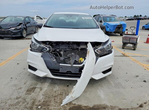 3N1CN8BV6ML896516 2021 NISSAN VERSA White Front view