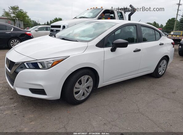 3N1CN8DV0LL800536 2020 NISSAN VERSA White წინა მარცხენა ხედი სამი მეოთხედიდან