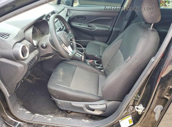 3N1CN8DV0LL807437 2020 NISSAN VERSA Black Front interior view