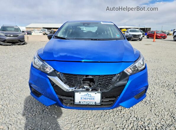 3N1CN8DV0LL869713 2020 NISSAN VERSA Blue Դիմացի տեսք