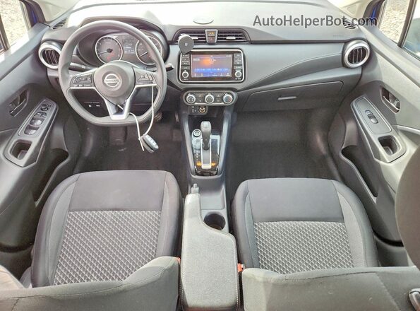 3N1CN8DV0LL869713 2020 NISSAN VERSA Blue Առջևի վահանակի տեսք