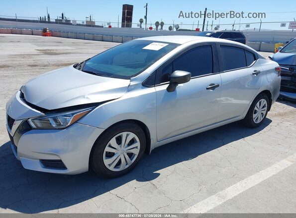 3N1CN8DV0LL875446 2020 NISSAN VERSA Серебряный Передняя левая четверть
