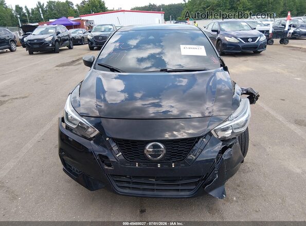 3N1CN8DV0ML908155 2021 NISSAN VERSA Черный Вид щитка приборов