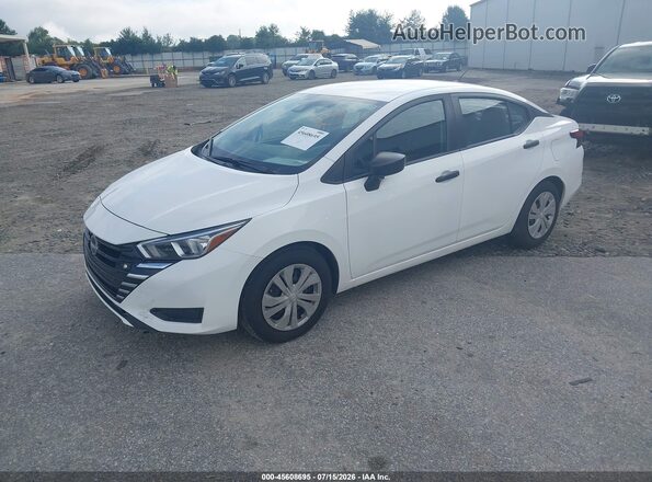 3N1CN8DV0PL848673 2023 NISSAN VERSA White წინა მარცხენა ხედი სამი მეოთხედიდან