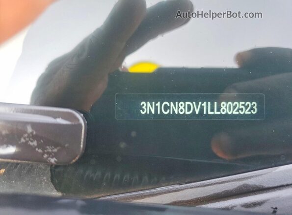 3N1CN8DV1LL802523 2020 NISSAN VERSA White Շարժիչի բաժամունքի տեսք