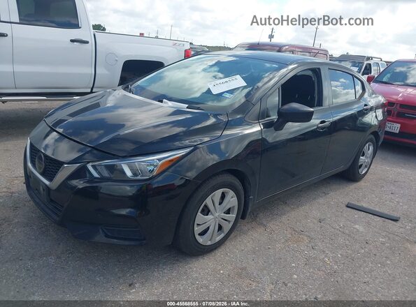 3N1CN8DV2LL883371 2020 NISSAN VERSA Черный Передняя левая четверть