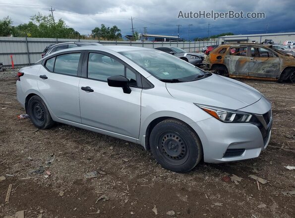3N1CN8DV2LL911525 2020 NISSAN VERSA Серебряный Передняя правая четверть