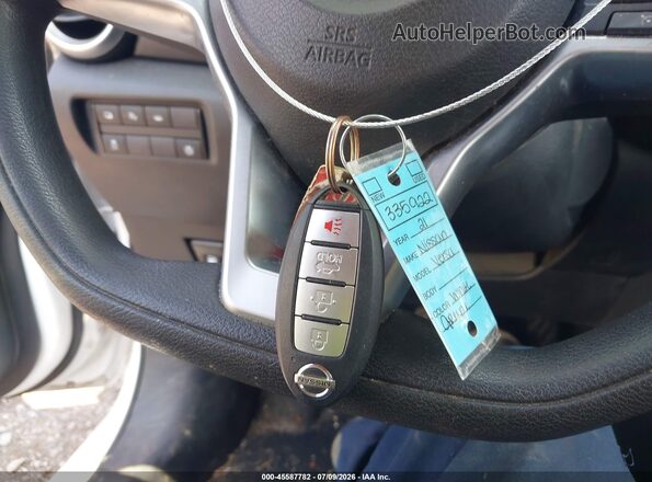 3N1CN8DV2ML810518 2021 NISSAN VERSA White Vista del salpicadero