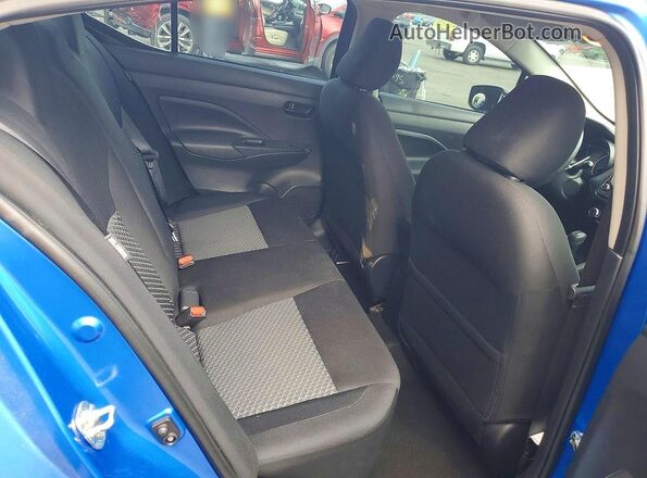 3N1CN8DV2ML877958 2021 NISSAN VERSA Blue Вид задніх сидінь