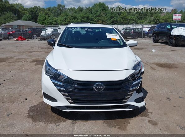 3N1CN8DV2PL812418 2023 NISSAN VERSA White Widok wnętrza z tyłu