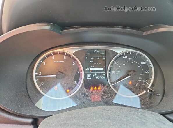 3N1CN8DV2SL830104 2025 NISSAN VERSA Black Instrument cluster view