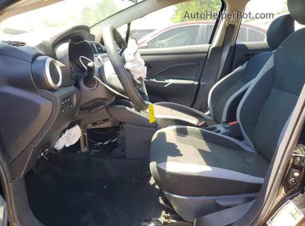 3N1CN8DV2SL847792 2025 NISSAN VERSA Черный Вид салона спереди
