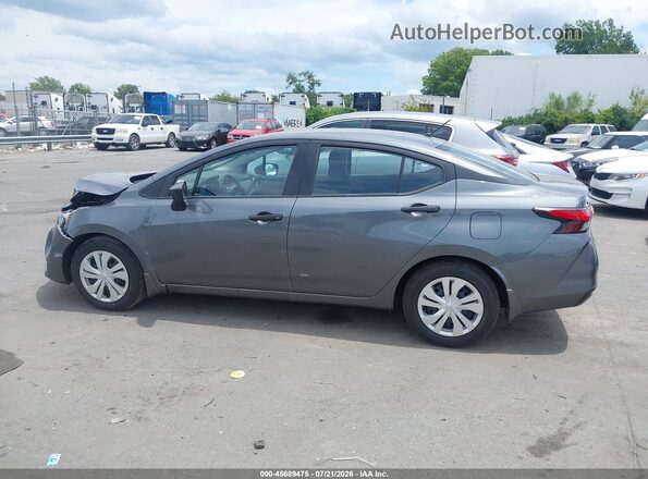 3N1CN8DV2SL868223 2025 NISSAN VERSA Gray Widok wnętrza 360 stopni