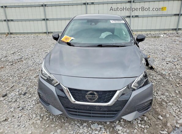 3N1CN8DV3LL863615 2020 NISSAN VERSA Charcoal Դիմացի տեսք