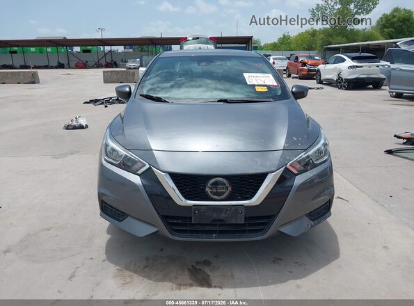 3N1CN8DV3ML853166 2021 NISSAN VERSA Серый Вид щитка приборов