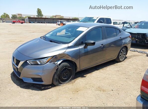 3N1CN8DV4LL915835 2020 NISSAN VERSA Серый Передняя левая четверть