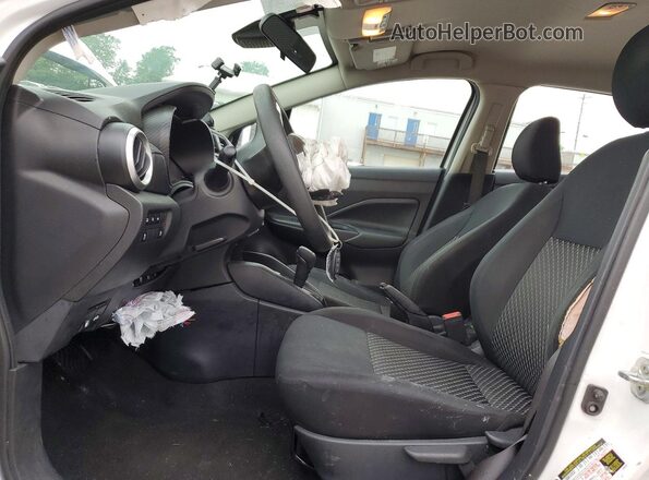 3N1CN8DV5ML811520 2021 NISSAN VERSA White Widok wnętrza z przodu