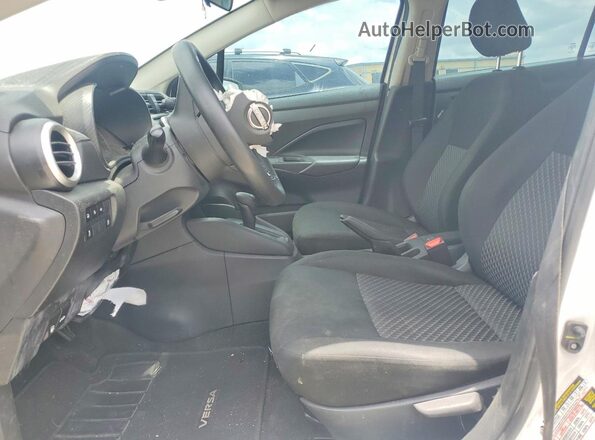 3N1CN8DV5PL834641 2023 NISSAN VERSA White Widok wnętrza z przodu