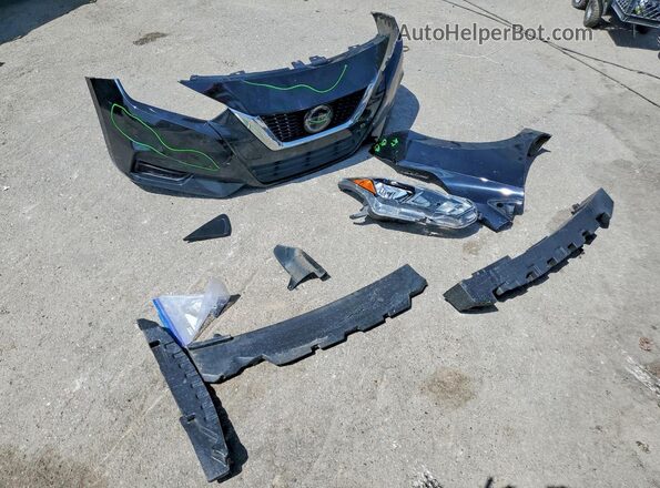 3N1CN8DV6ML896738 2021 NISSAN VERSA Black Engine compartment view
