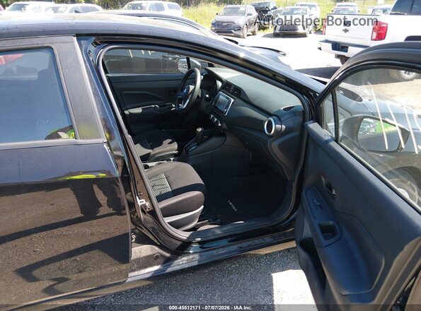 3N1CN8DV6ML920004 2021 NISSAN VERSA Black წინა სალონის ხედი