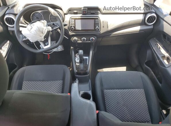 3N1CN8DV7ML810367 2021 NISSAN VERSA White Вид панелі приладів