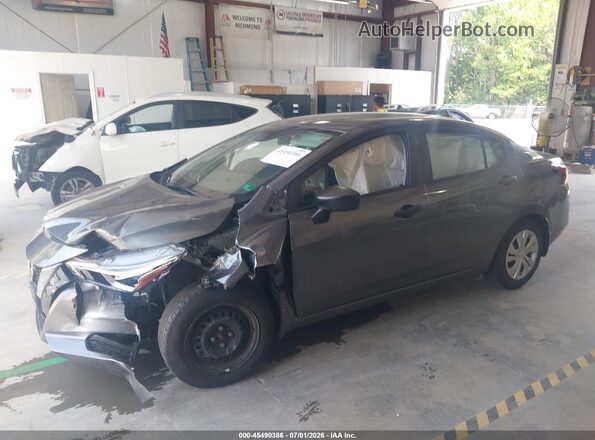 3N1CN8DV8ML896465 2021 NISSAN VERSA Gray Вид спереду