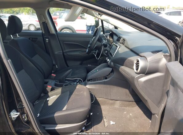 3N1CN8DV8PL832236 2023 NISSAN VERSA Black Widok wnętrza z przodu